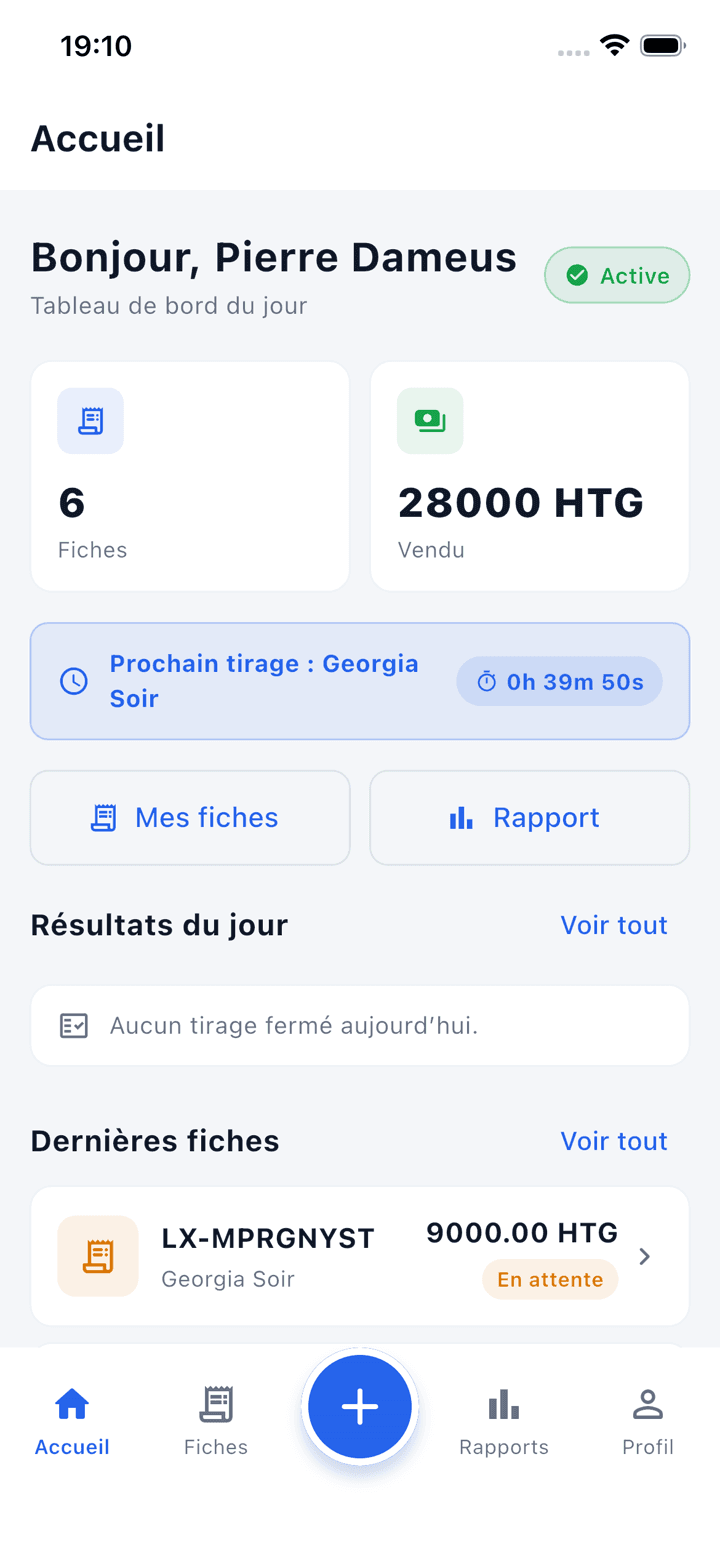 Application mobile Lottix